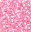 DB-1335 5.2 Grams of 11/0 Silverlined Dyed Pink Delica Beads