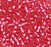 DB-1338 5.2 Grams of 11/0 Silverlined Dyed Dark Rose Delica Beads