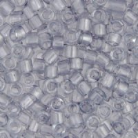DB-1406 5.2 Grams of 11/0 Transparent Pale Grey Delica Beads