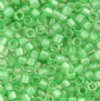 DB-1414 5.2 Grams of 11/0 Transparent Light Mint Green Delica Beads