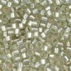 DB-1431 5.2 Grams of 11/0 Silverlined Pale Moss Green Delica Beads