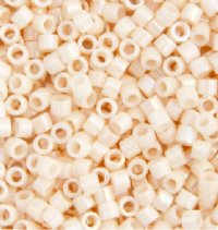 DB-1500 5.2 Grams of 11/0 Opaque White Bisque AB Delica Beads 