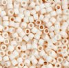 DB-1510 5.2 Grams of 11/0 Opaque Matte White Bisque Delica Beads