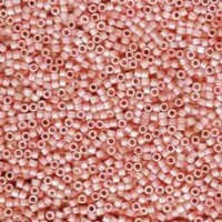 DB-1523 5.2 Grams of 11/0 Opaque Matte Light Salmon AB Delica Beads