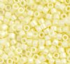 DB-1531 5.2 Grams of 11/0 Opaque Pale Yellow Ceylon Delica Beads