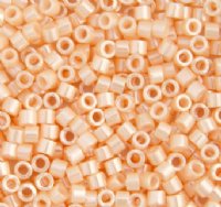 DB-1532 5.2 Grams of 11/0 Opaque Dyed Light Peach Ceylon Delica Beads