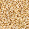 DB-1561 5.2 Grams of 11/0 Opaque Ivory Pear Luster Delica Beads 