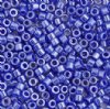 DB-1569 5.2 Grams of 11/0 Opaque Blue Cyan Luster Delica Beads