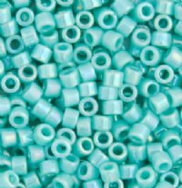 DB-1576 5.2 Grams of 11/0 Opaque Sea Green AB Delica Beads