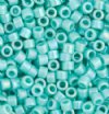 DB-1576 5.2 Grams of 11/0 Opaque Sea Green AB Delica Beads