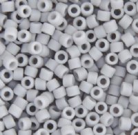 DB-1589 5.2 Grams of 11/0 Opaque Matte Ghost Grey Delica Beads