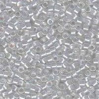 DB-1671 5.2 Grams of 11/0 Pearl Lined Crystal AB Delica Beads