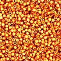 DB-1833 5.2 Grams of 11/0 Duracoat Galvanized Dark Gold Delica Beads