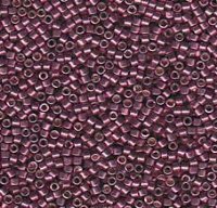 DB-1849 5.2 Grams of 11/0 Duracoat Galvanized Magenta Delica Beads