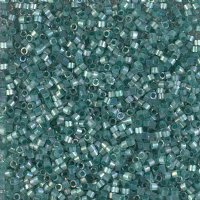 DB-1870 5.2 Grams of 11/0 Silk Inside Dyed Emerald AB Delica Beads