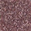 DB-1878 5.2 Grams of 11/0 Silk Inside Dyed Rose Topaz AB Delica Beads