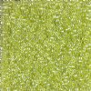 DB-1888 5.2 Grams of 11/0 Transparent Chartreuse Lustre Delica Beads