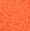 DB-2033 5.2 Grams of 11/0 Luminous Neon Light Orange Delica Beads