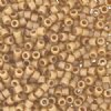 DB-2105 5.2 Grams of 11/0 Duracoat Opaque Dyed Beige Delica Beads