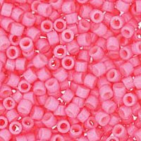 DB-2117 5.2 Grams of 11/0 Duracoat Opaque Dyed Carnation Delica Beads