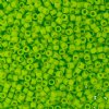 DB-2121 5.2 Grams of 11/0 Duracoat Dyed Neon Green Delica Beads