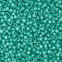 DB-2131 5.2 Grams of 11/0 Duracoat Opaque Dyed Leaf Green Delica Beads