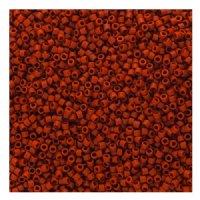 DB-2288 5.2 Grams of 11/0 Opaque Frosted Glazed Matte Red Delica Beads