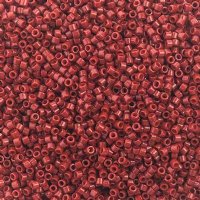 DB-2354 5.2 Grams of 11/0 Duracoat Opaque Dyed Dusty Red Delica Beads