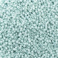 DB-2356 5.2 Grams of 11/0 Duracoat Opaque Dyed Aqua Ice Delica Beads