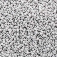 DB-2366 5.2 Grams of 11/0 Duracoat Opaque Dyed Grey Coin Delica Beads