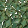 5.5 Grams of 5x8mm Opaque Turquoise Picasso DiamonDuo Two Hole Beads