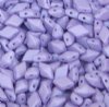 5.5 Grams of 5x8mm Lavender Glow In The Dark DiamonDuo Two Hole Beads