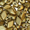 5.5 Grams of 5x8mm Matte Gold DiamonDuo Two Hole Beads