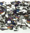 10 Grams Crystal Volcano 3.7x5mm Dragon Scale Beads