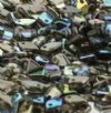 10 Grams Crystal Graphite Rainbow 3.7x5mm Dragon Scale Beads