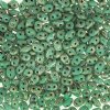 DUO563130 - 10 Grams Opaque Turquoise Green Picasso 2.5x5mm Super Duo Beads