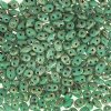 DUO563130 - 10 Grams Opaque Turquoise Green Picasso 2.5x5mm Superduo Beads