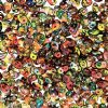 DUO-95600 - 10 Grams Magic Red & Yellow 2.5x5mm Superduo Beads