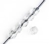 100 3mm Crystal Faceted Glass Beads
