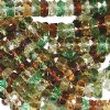 50 3x6mm Faceted Rondelle Beads - Earth Tone Mix