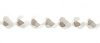 45, 4mm Pastel Pearl White Czech Fire Polish Beads
