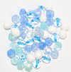 50, 6mm Faceted Ice Pop Bead Mix
