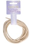5m of 2.7mm Ivory Faux Suede Lacing