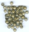 100 2x5mm Antique Gold Filigrae Bead Caps