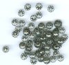 100 2x5mm Gunmetal Filigrae Bead Caps