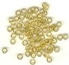 100 3mm Gold Plated Jump Rings