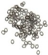 100 5x4mm Gunmetal Oval Jump Rings