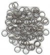 100 9mm Gunmetal Jump Rings