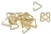 20 13.7mm Large Gold Triangle Bails