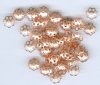 100 3x6mm Bright Copper Daisy Bead Caps